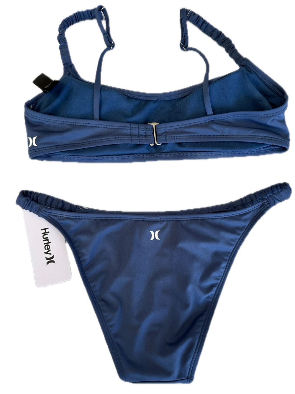 HURLEY Womens Cheeky Side Scrunch Bikini Bottoms Size Medium
